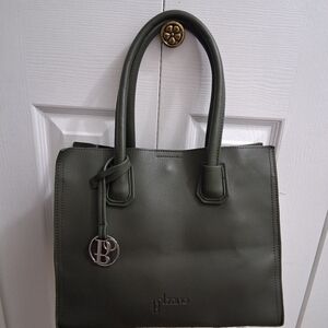NWOT Bolzano Olive Green Tote/Crossbody Bag    Size 13"×10"